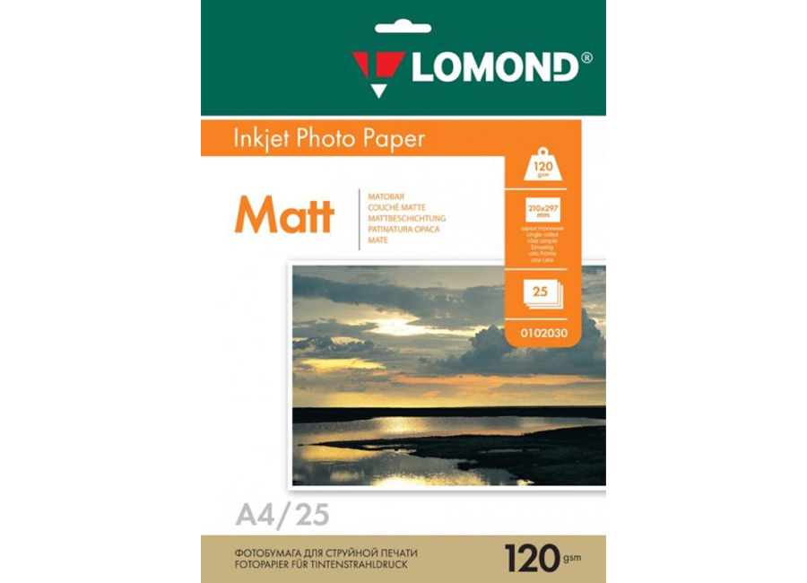 Фотобумага  Lomond для струйной печати