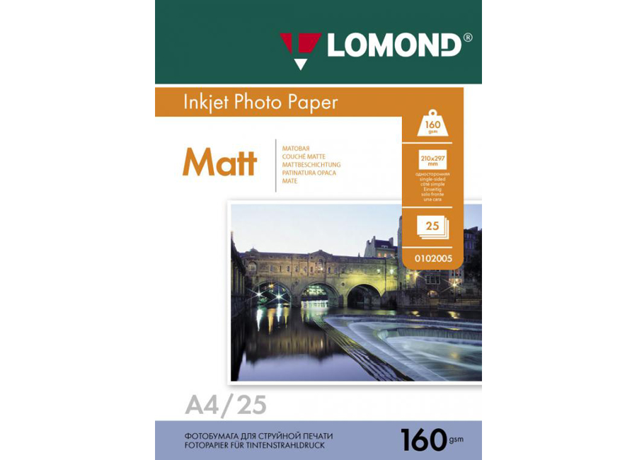Фотобумага  Lomond для струйной печати