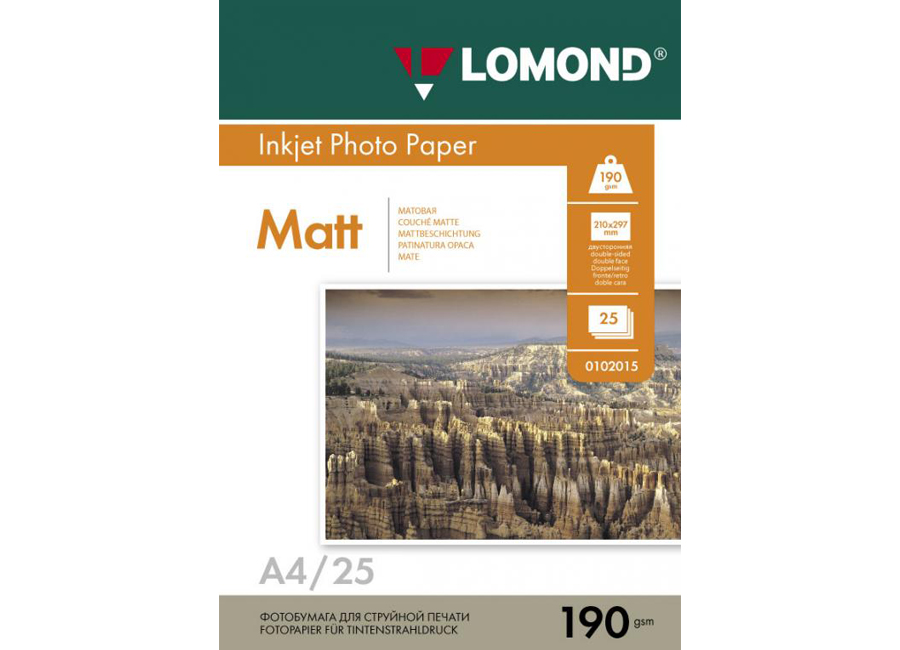 Фотобумага  Lomond для струйной печати