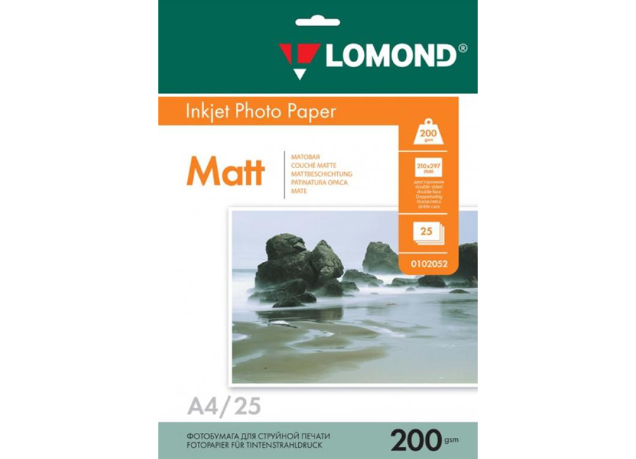 Фотобумага  Lomond для струйной печати