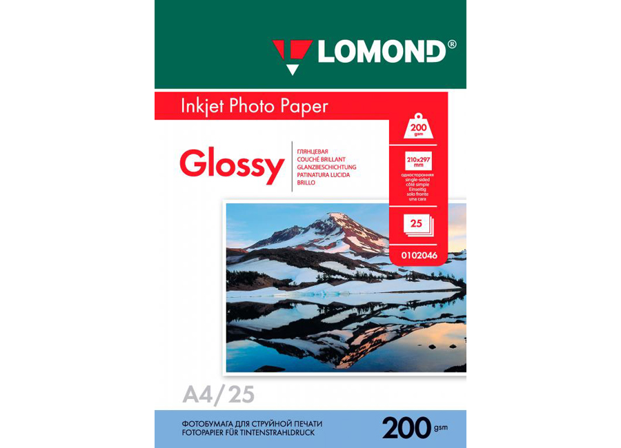 Фотобумага  Lomond для струйной печати