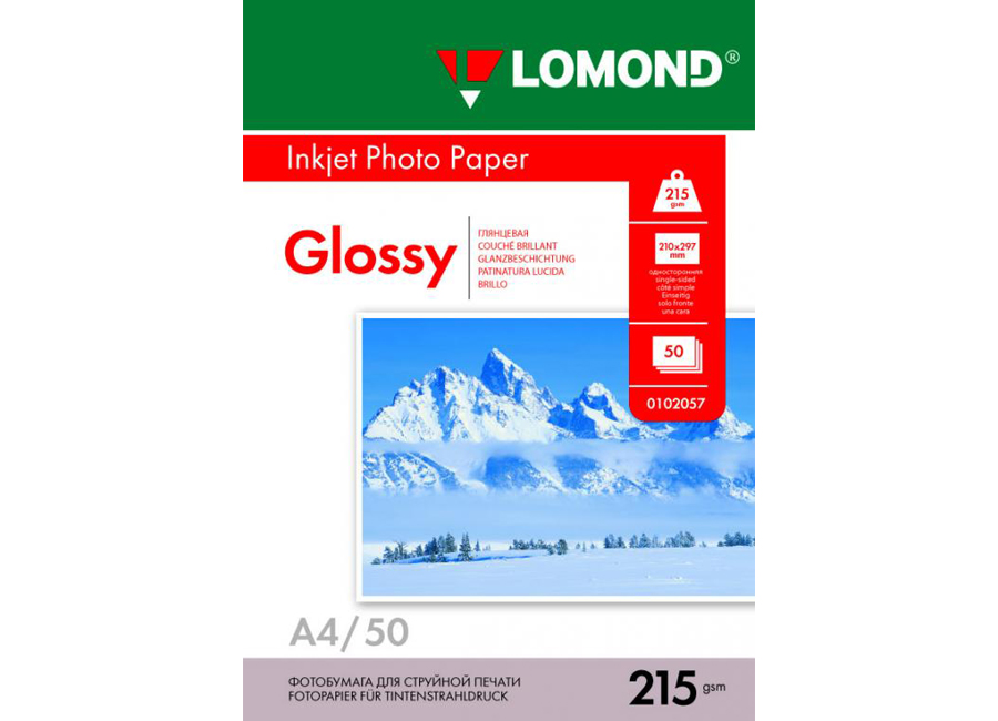 Фотобумага  Lomond для струйной печати