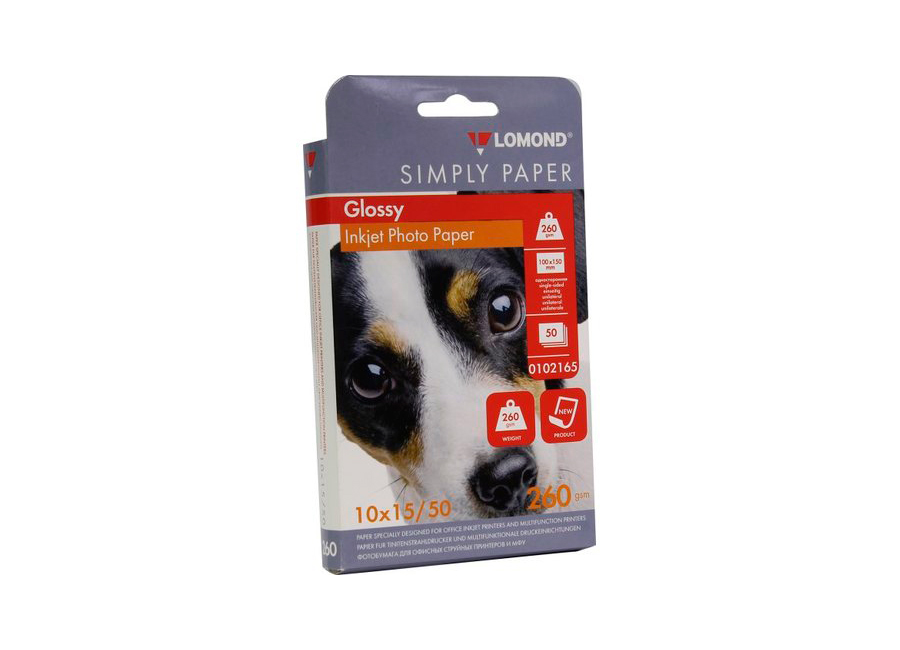 Фотобумага  Lomond Inkjet Photo Paper Glossy А6