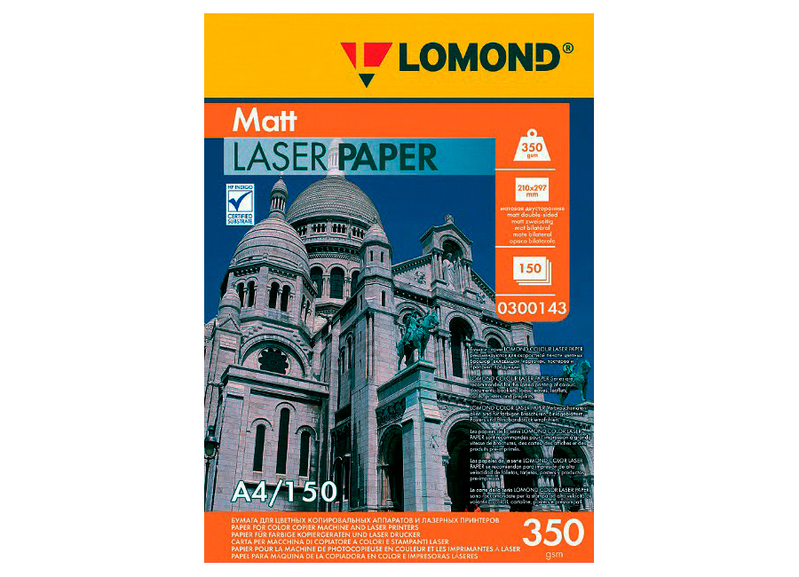Фотобумага  Lomond Matt DS Color Laser Paper матовая А4