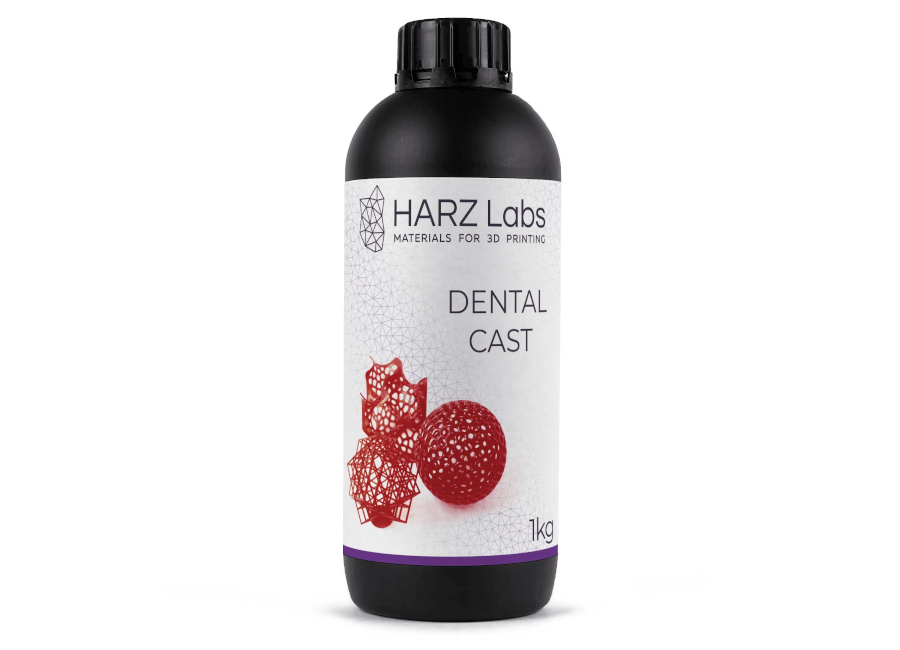 Фотополимер HARZ Labs Dental Cast Cherry