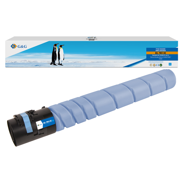 G&G toner-cartridge for Konica Minolta bizhub C458/C558/C658 with chip cyan 26000 pages TN-514C A9E8450  гарантия 12 мес.