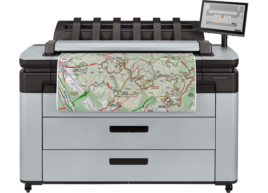 Инженерная система (МФУ)  HP DesignJet XL 3600 (6KD23A)