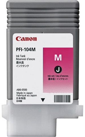 Картридж для плоттеров  Canon Magenta PFI-104M 90 мл (3631B002)