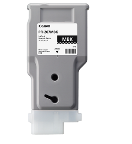 Картридж для плоттеров  Canon Matte Black PFI-207 MBK (матовый черный)