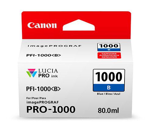 Картридж для плоттеров  Canon PFI-1000B Blue 80 мл (0555C001)