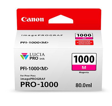 Картридж для плоттеров  Canon PFI-1000M Magenta 80 мл (0548C001)