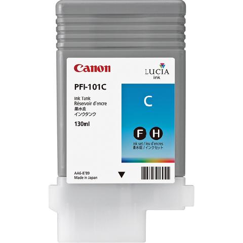 Картридж для плоттеров  Canon PFI-101C Cyan 130 мл (0884B001)