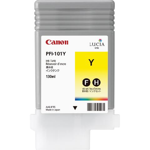 Картридж для плоттеров  Canon PFI-101Y Yellow 130 мл (0886B001)