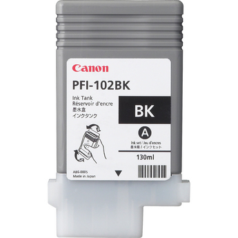 Картридж для плоттеров  Canon PFI-102BK Black 130 мл (0895B001)