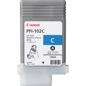 Картридж для плоттеров  Canon PFI-102C Cyan 130 мл (0896B001)