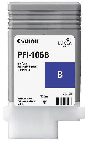 Картридж для плоттеров  Canon PFI-106B Blue 130 мл (6629B001)