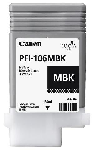 Картридж для плоттеров  Canon PFI-106MBK Matte Back 130 мл (6620B001)