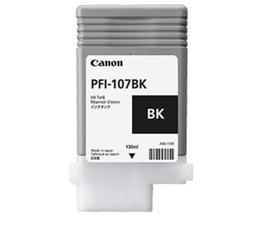 Картридж для плоттеров  Canon PFI-107BK Black 130 мл (6705B001)