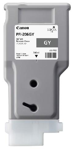 Картридж для плоттеров  Canon PFI-206GY Gray 300 мл (5312B001)