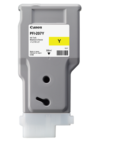 Картридж для плоттеров  Canon PFI-207Y Yellow 300 мл (8792B001)