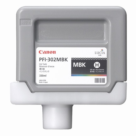 Картридж для плоттеров  Canon PFI-302MBK Matte Black 300 мл (2215B001)