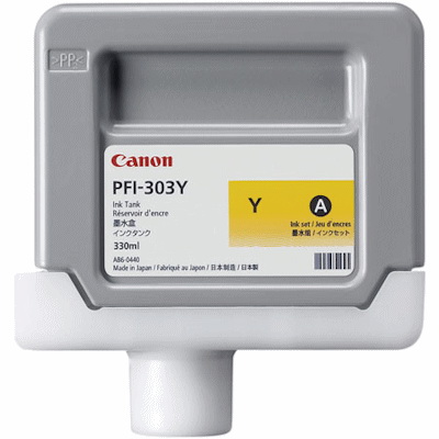 Картридж для плоттеров  Canon PFI-303Y Yellow 330 мл (2961B001)