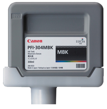 Картридж для плоттеров  Canon PFI-304MBK Matte black 300 мл (3848B005)