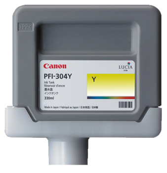 Картридж для плоттеров  Canon PFI-304Y Yellow 300 мл (3852B005)