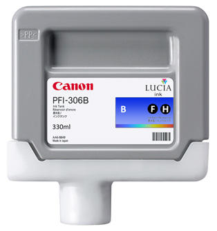 Картридж для плоттеров  Canon PFI-306B Blue 330 мл (6665B001)
