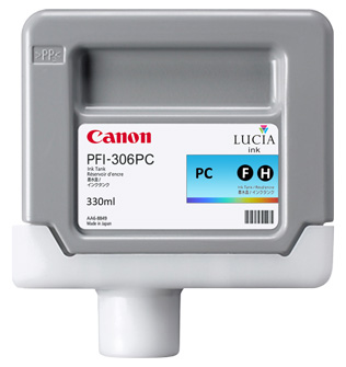 Картридж для плоттеров  Canon PFI-306PC Photo Cyan 330 мл (6661B001)