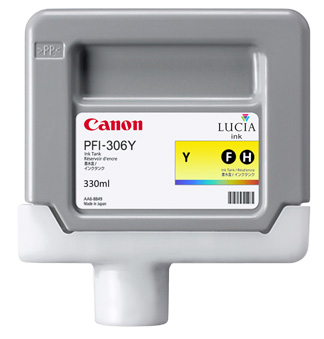 Картридж для плоттеров  Canon PFI-306Y Yellow 330 мл (6660B001)