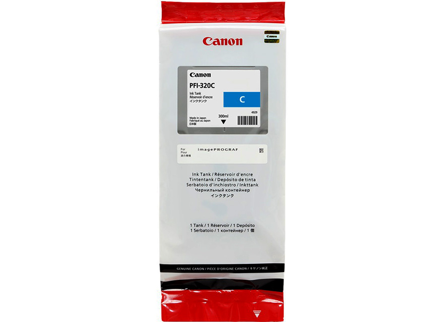 Картридж для плоттеров  Canon PFI-320 Cyan 300 мл (2891C001)