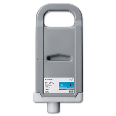 Картридж для плоттеров  Canon PFI-701C Cyan 700 мл (0901B005)