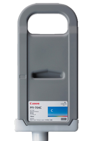 Картридж для плоттеров  Canon PFI-704C Cyan 700 мл (3862B005)
