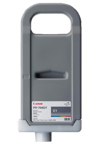 Картридж для плоттеров  Canon PFI-704GY Gray 700 мл (3870B005)