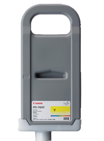 Картридж для плоттеров  Canon PFI-704Y Yellow 700 мл (3864B005)