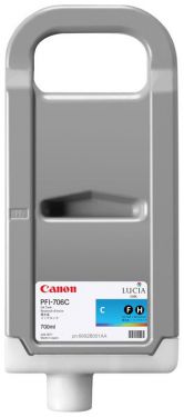 Картридж для плоттеров  Canon PFI-706C Cyan 700 мл (6682B001)