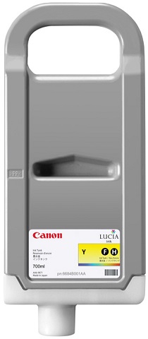 Картридж для плоттеров  Canon PFI-707Y Yellow 700 мл (9824B001)