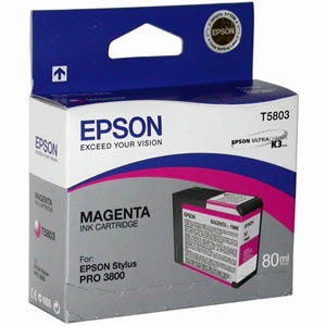 Картридж для плоттеров  Epson T5803 Magenta 80 мл (C13T580300)