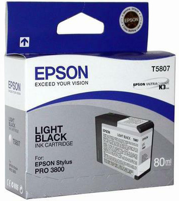 Картридж для плоттеров  Epson T5807 Light Black 80 мл (C13T580700)