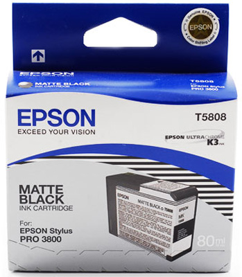 Картридж для плоттеров  Epson T5808 Matte Black 80 мл (C13T580800)