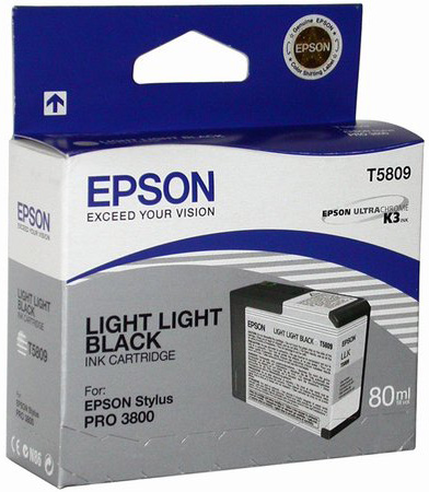 Картридж для плоттеров  Epson T5809 Light Light Black 80 мл (C13T580900)