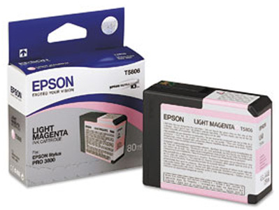 Картридж для плоттеров  Epson T580B Light Magenta 80 мл (C13T580B00)