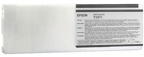 Картридж для плоттеров  Epson T5911 Photo Black 700 мл (C13T591100)