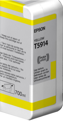 Картридж для плоттеров  Epson T5914 Yellow 700 мл (C13T591400)
