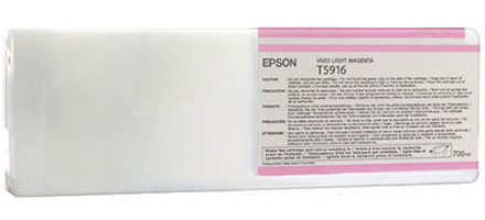 Картридж для плоттеров  Epson T5916 Vivid Light Magenta 700 мл (C13T591600)