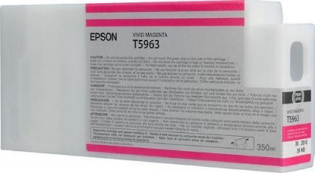 Картридж для плоттеров  Epson T5963 Vivid Magenta 350 мл (C13T596300)