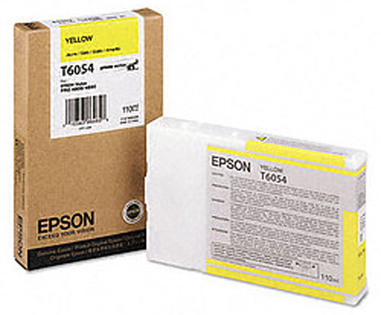 Картридж для плоттеров  Epson T6054 Yellow 110 мл (C13T605400)