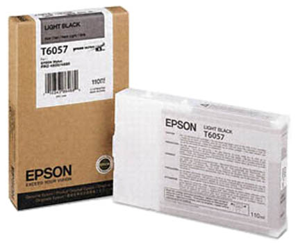 Картридж для плоттеров  Epson T6057 Light Black 110 мл (C13T605700)