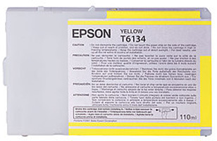 Картридж для плоттеров  Epson T6134 Yellow 110 мл (C13T613400)